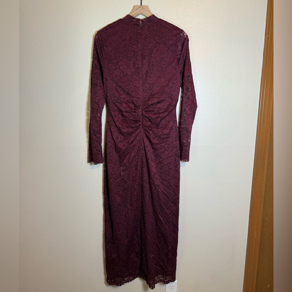 By Anthropologie Mock-Neck Fitted Lace Dress - Picture 5 of 7